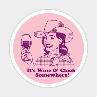 wine o'clock Magnet